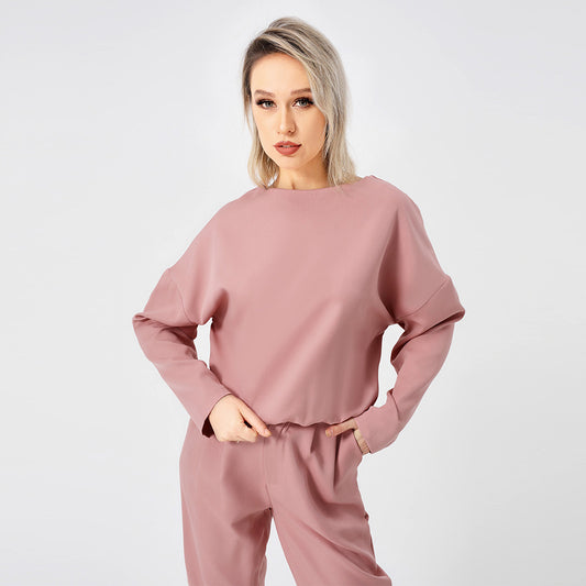 Sweater Two Piece Long Pants Set