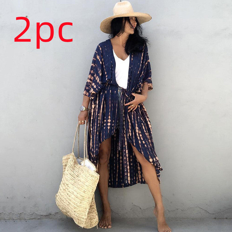 Beach Dress Cover Up Polyester Ladies Sun Protection dress