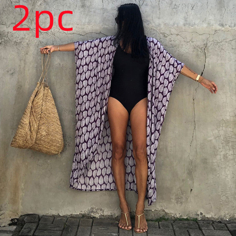 Beach Dress Cover Up Polyester Ladies Sun Protection dress