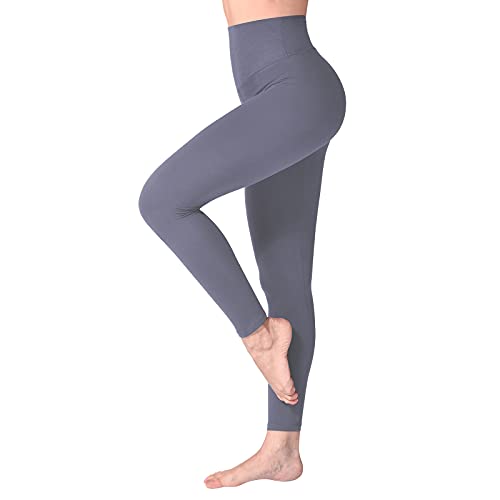 SINOPHANT High Waisted Leggings for Women, Buttery Soft Elastic Opaque Tummy Control Leggings, Plus Size Workout Gym Yoga