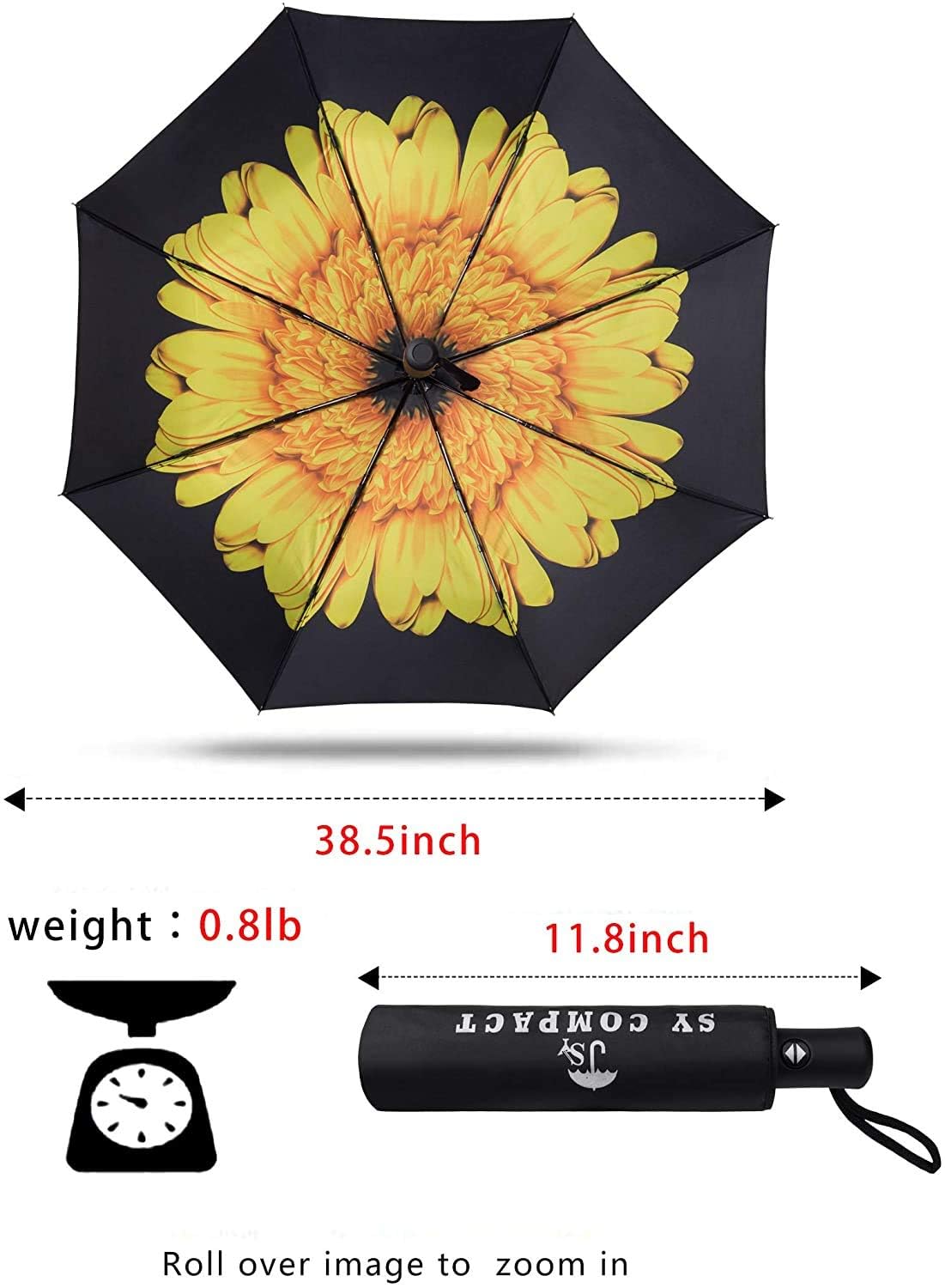 SY Compact Travel Umbrella Windproof Automatic Unbreakable -Factory Direct High Cost-Effective Umbrella