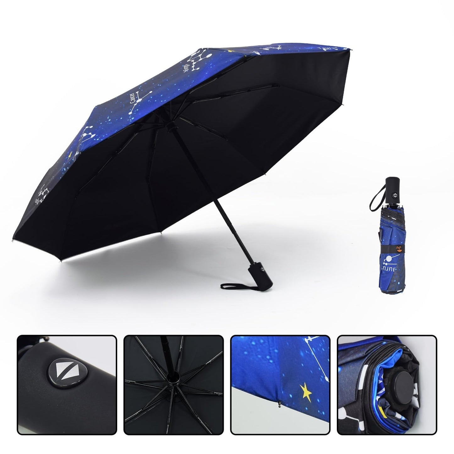 SY Compact Travel Umbrella Windproof Automatic Unbreakable -Factory Direct High Cost-Effective Umbrella