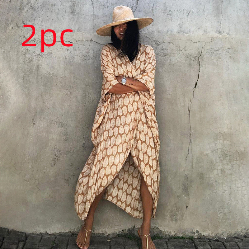 Beach Dress Cover Up Polyester Ladies Sun Protection dress