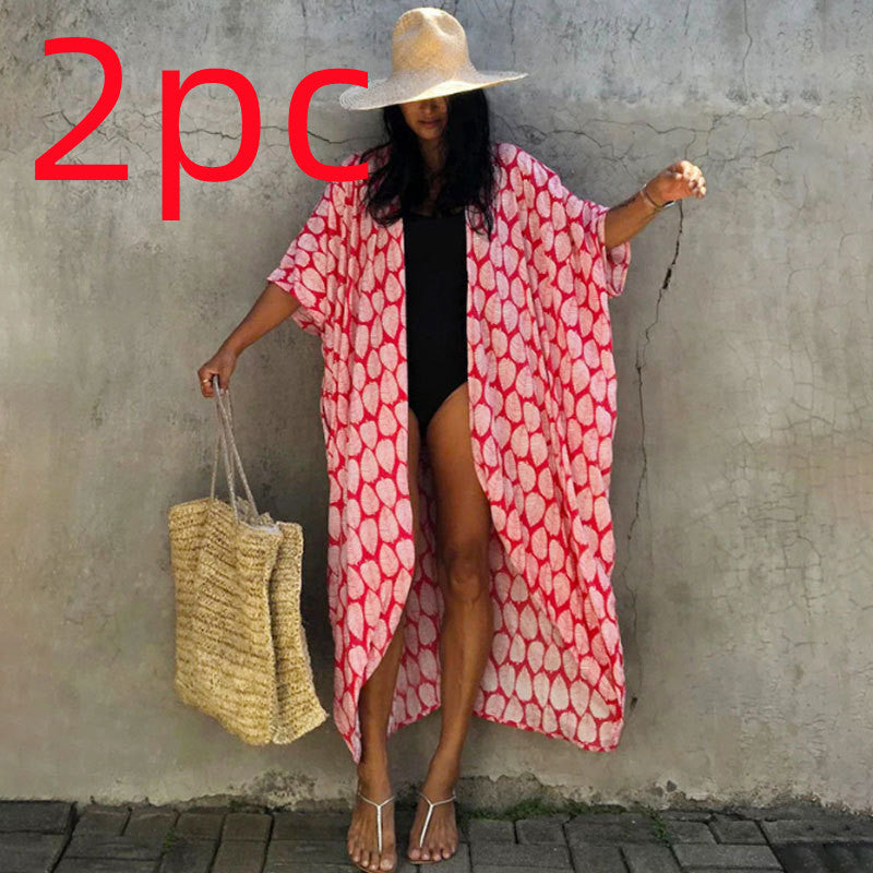 Beach Dress Cover Up Polyester Ladies Sun Protection dress