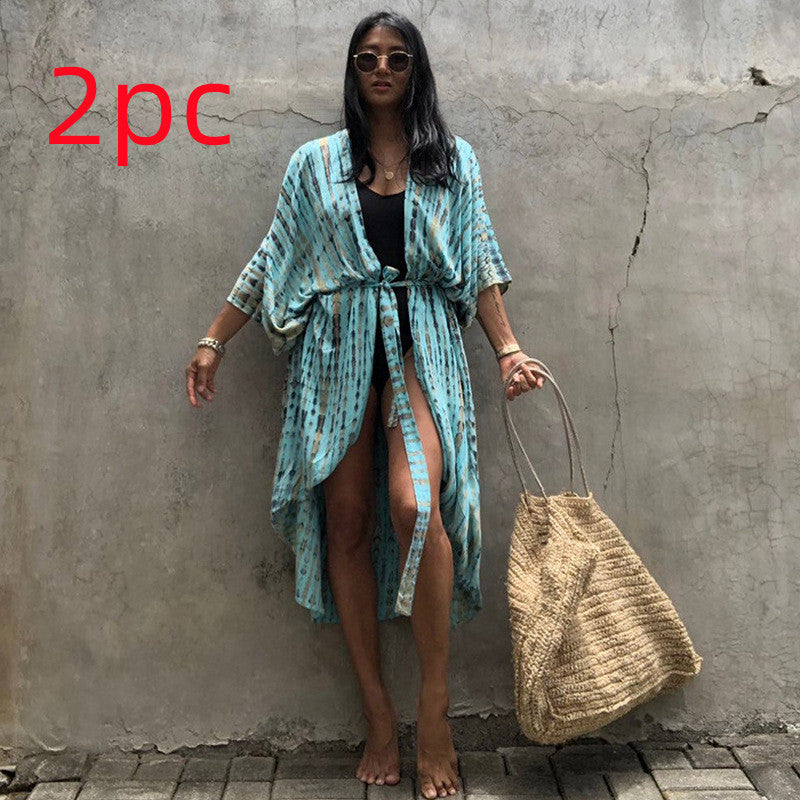 Beach Dress Cover Up Polyester Ladies Sun Protection dress