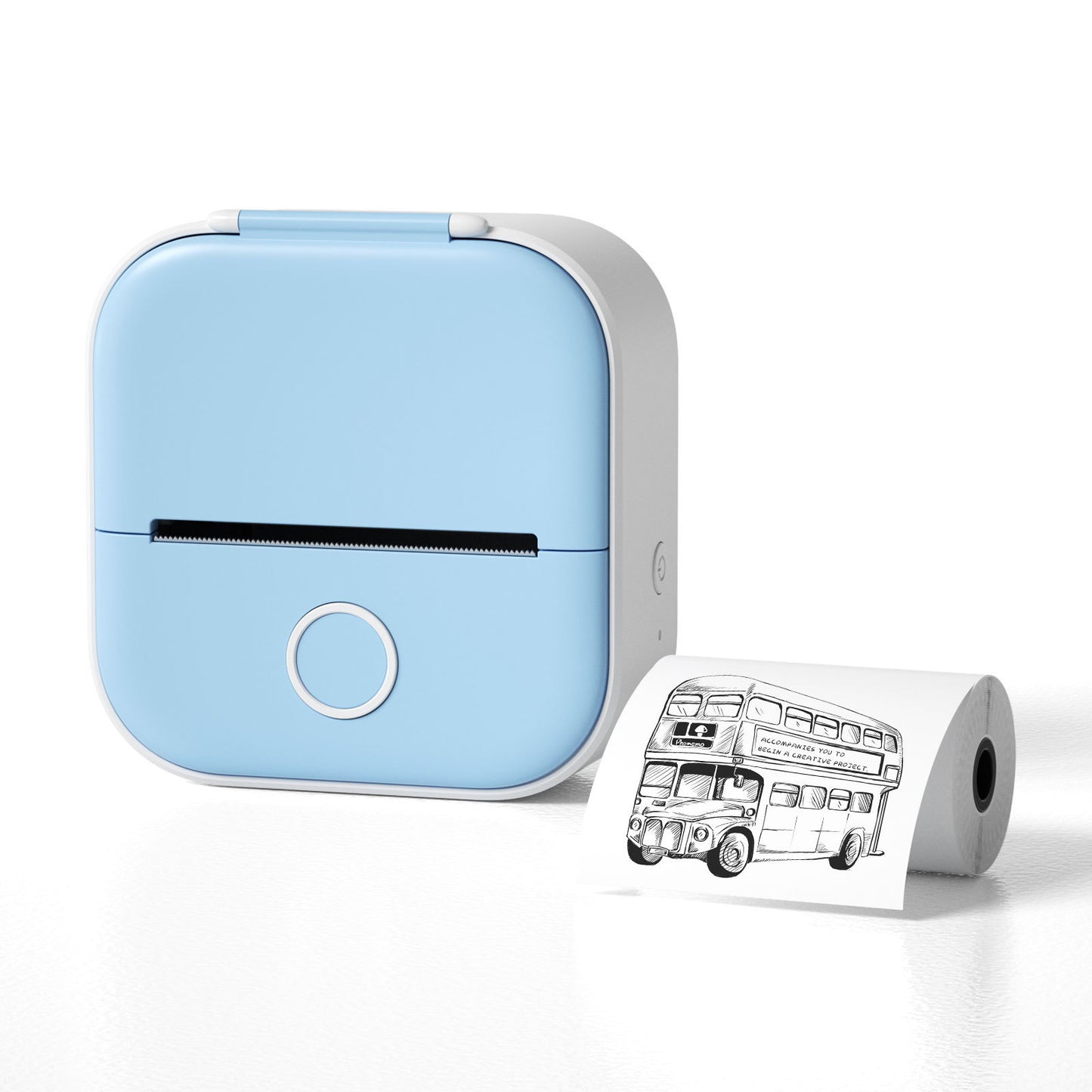 Portable Mini Thermal Label Printer - Bluetooth-compatible