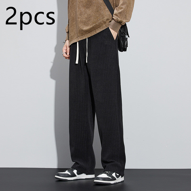 Fleece-lined Thickened Corduroy Pants Men's