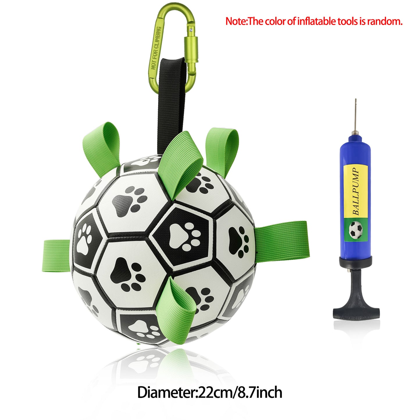 Dog Toy Soccer Ball - For Dogs Outdoor Border Collie Balls For Large Dogs Pet Supplies