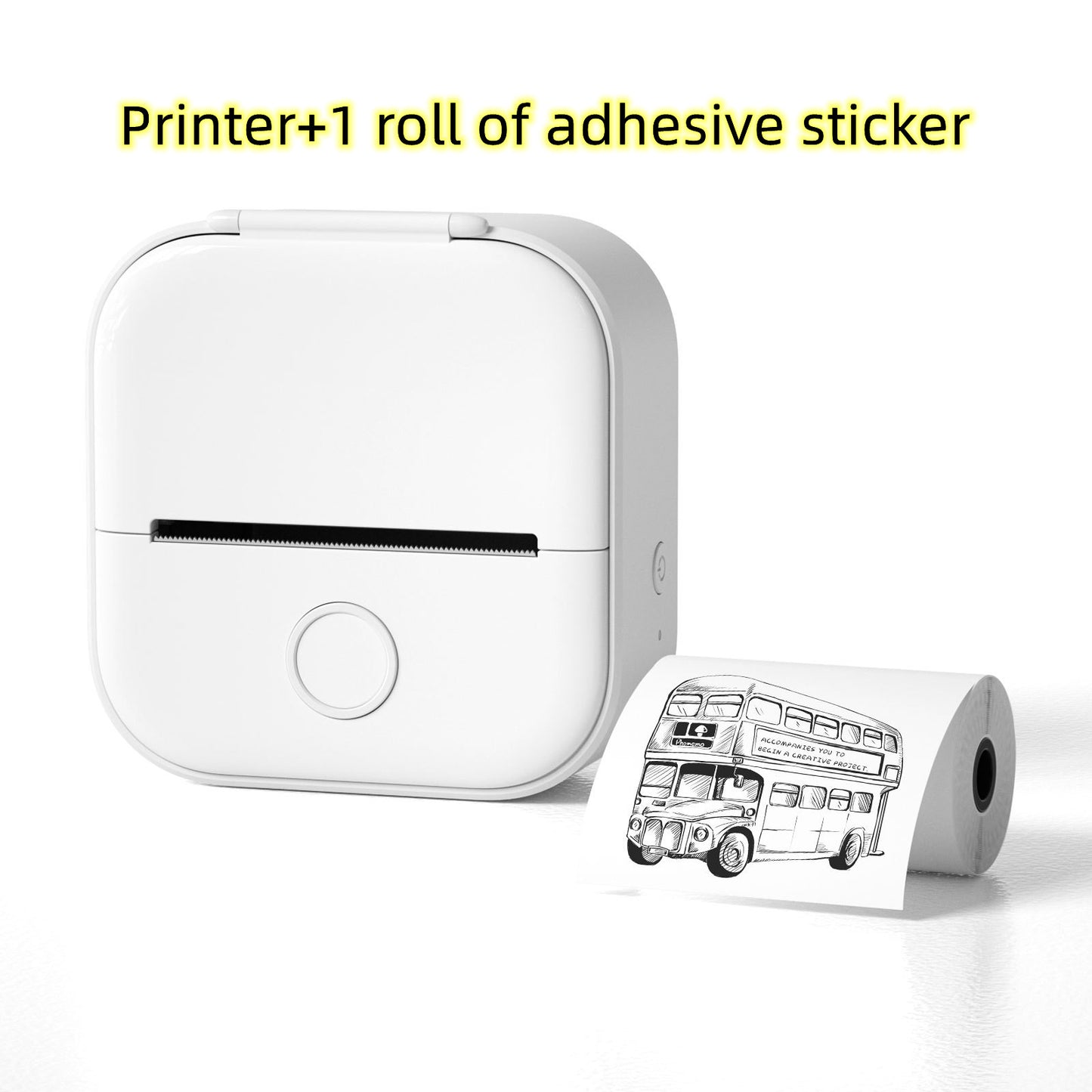 Portable Mini Thermal Label Printer - Bluetooth-compatible