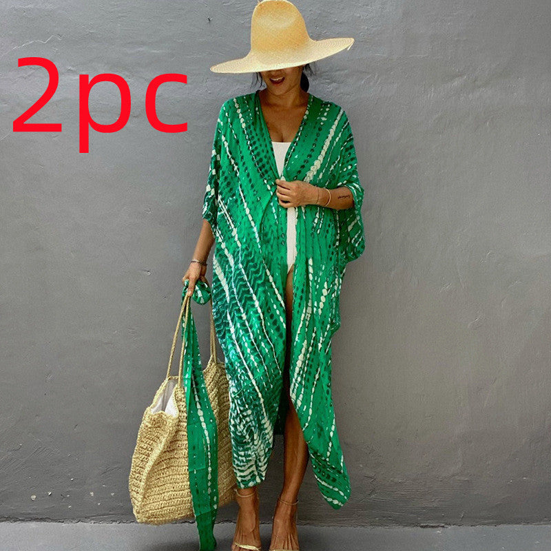 Beach Dress Cover Up Polyester Ladies Sun Protection dress