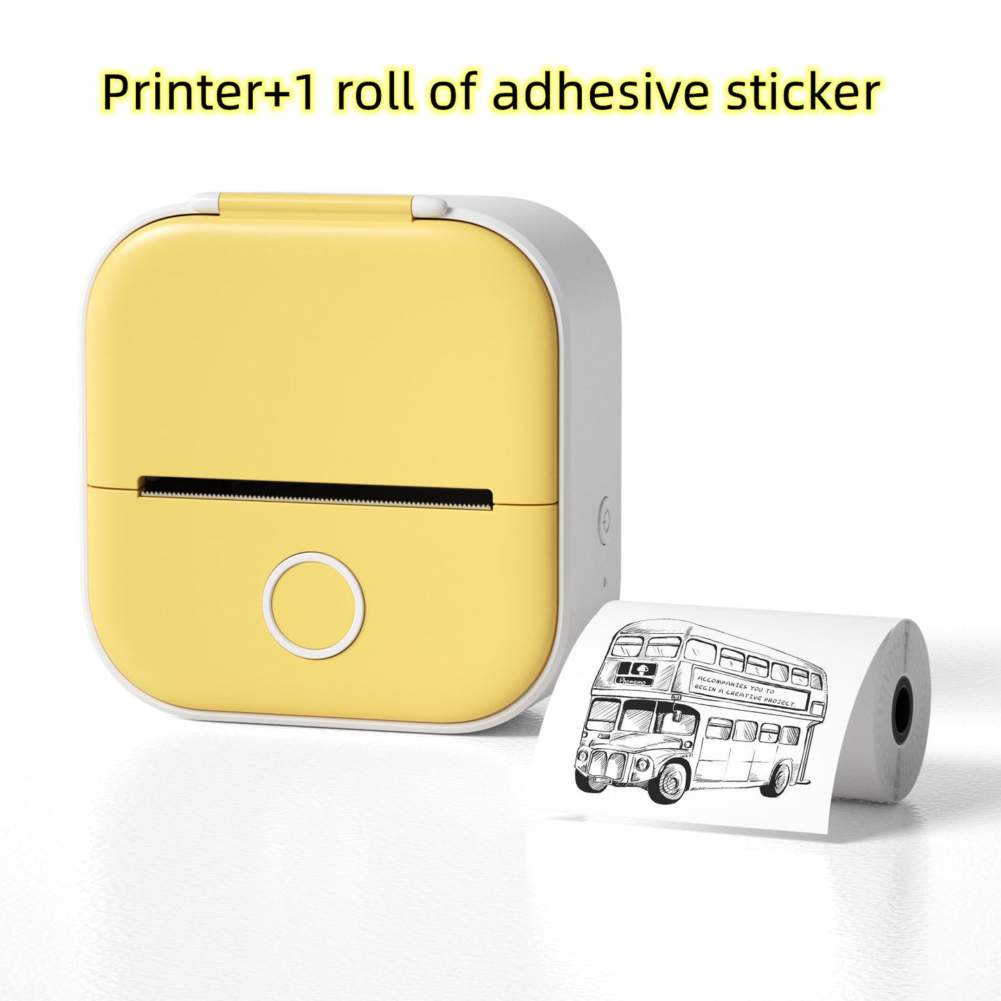 Portable Mini Thermal Label Printer - Bluetooth-compatible