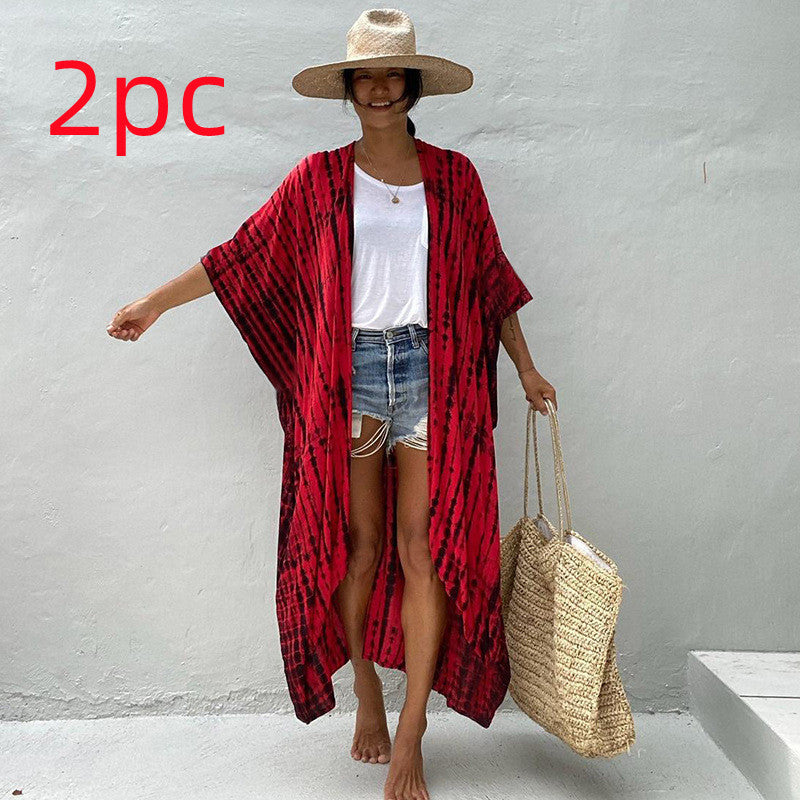 Beach Dress Cover Up Polyester Ladies Sun Protection dress