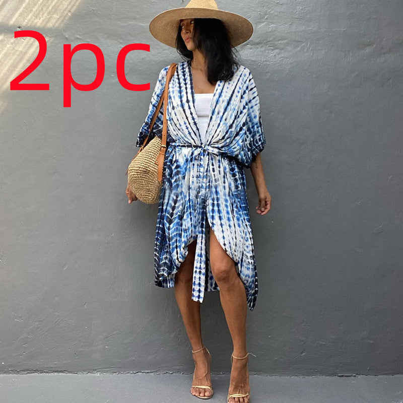 Beach Dress Cover Up Polyester Ladies Sun Protection dress